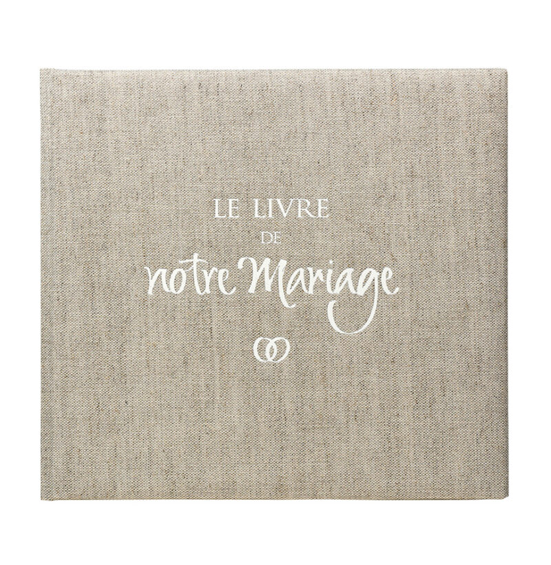 Le Livre de Notre Mariage Couverture LIN