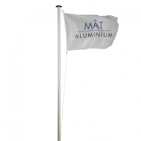 Mât aluminium classique avec drapeau
