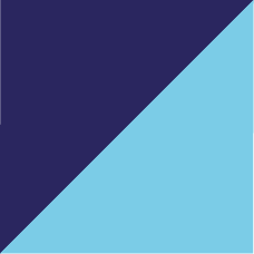 Bleu foncé & lagon