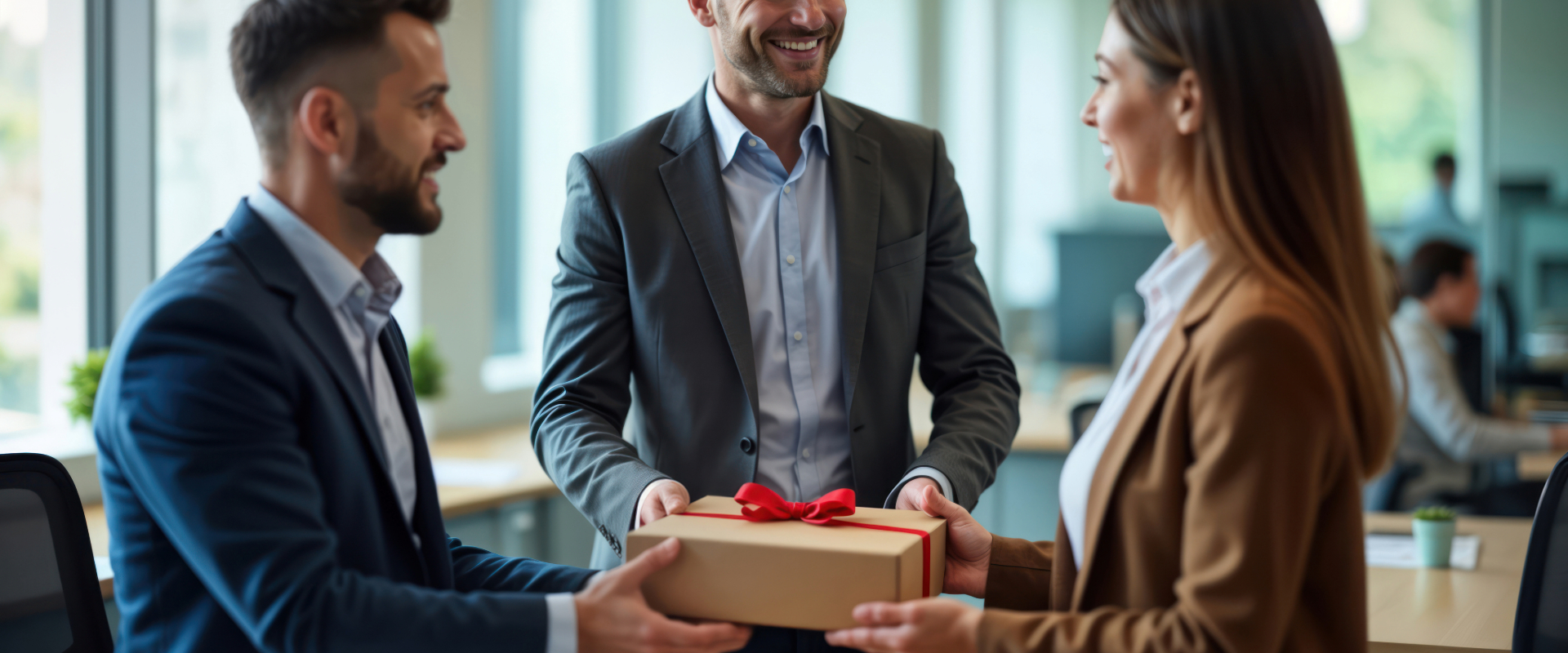 Cadeaux aux personnels et décorations