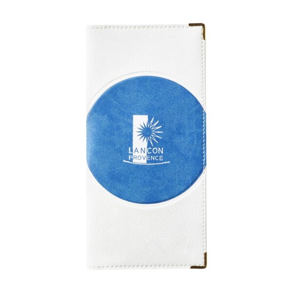 étui de livret de famille simili-cuir-duo-graine-jean-personnalise - perso blanc