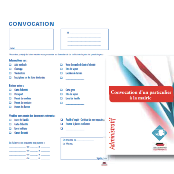 Bloc de 50 convocations