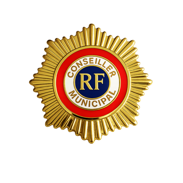 Insigne broche - conseiller municipal