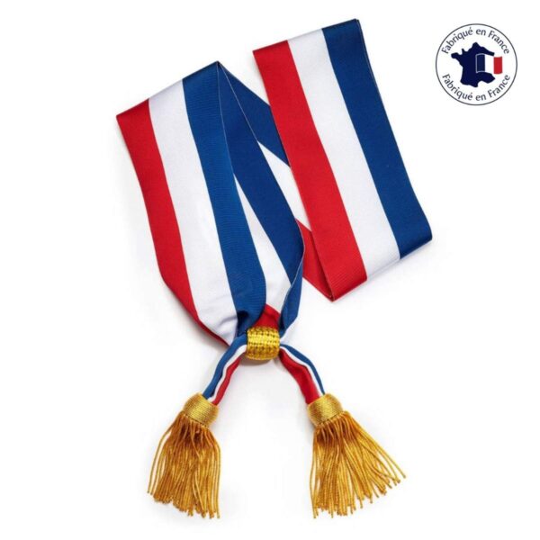 echarpe-maire-tricolore-FABRICATION FRANCAISE