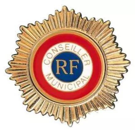 Insigne broche Conseiller Municipal
