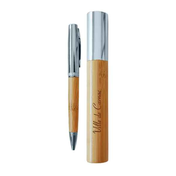 parure tube stylo en bambou