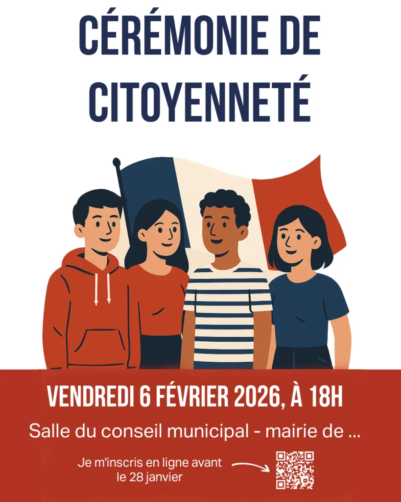 Exemple de post sur la cérémonie de citoyenneté