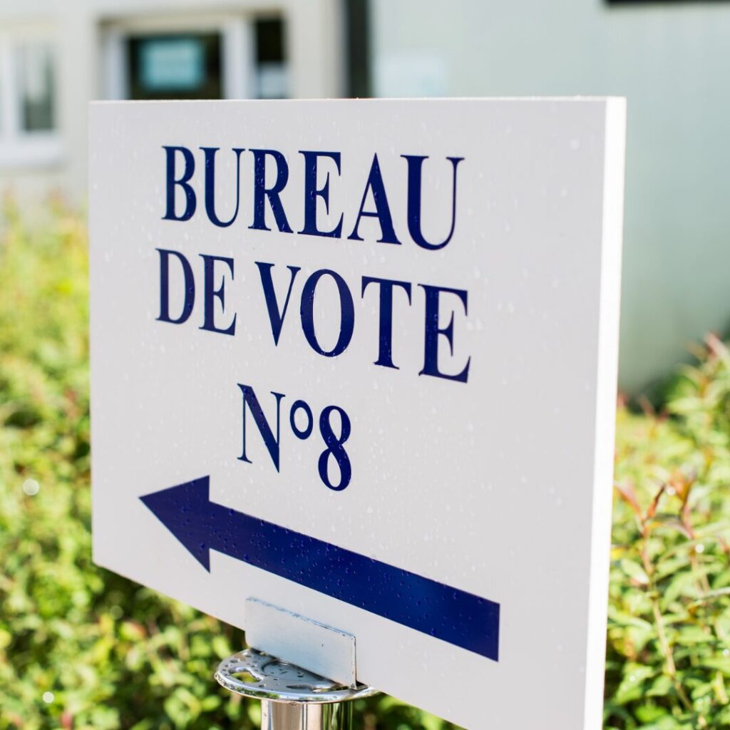 PANCARTE BUREAU DE VOTE