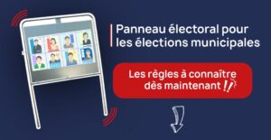 Bannière panneau électoral