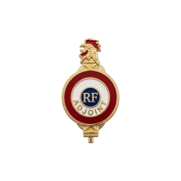 Insigne officiel d’adjoint au maire – Tête de coq